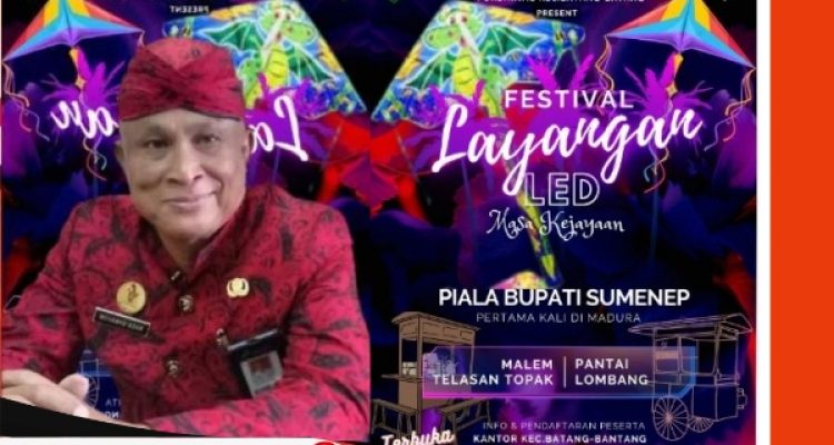 Ikutilah Festival Layangan LED Piala Bergilir Bupati Sumenep 2023
