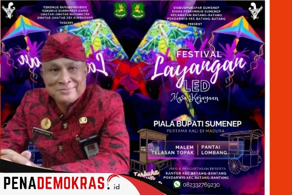 Ikutilah Festival Layangan LED Piala Bergilir Bupati Sumenep 2023
