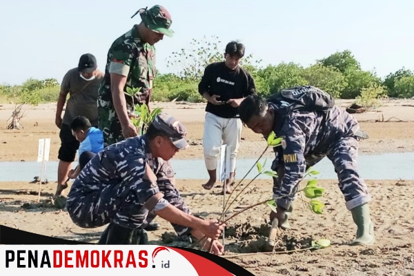 Dihari Mangrove Sedunia TNI AL Hadir Bersama Masyarakat