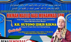 Masjid Babussalam Akan Menggelar Maulid Nabi Muhammad Saw.