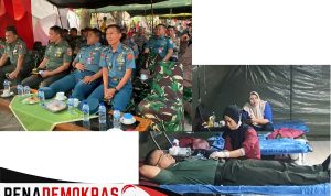 Lanal Batuporon Menggelar Baksos Kesehatan Menyambut HUT TNI Ke 78