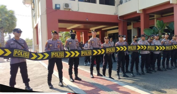 Polres Sumenep Terjunkan 73 Personel Pengamanan Unras