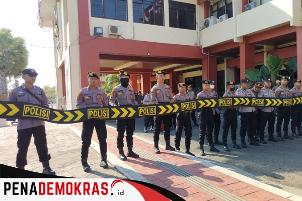 Polres Sumenep Terjunkan 73 Personel Pengamanan Unras