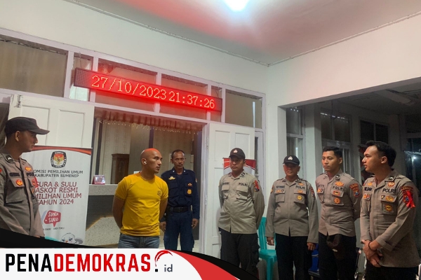 Wakapolres Sumenep Cek Piket Kantor KPU dan Bawaslu