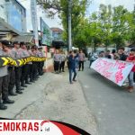 Polres Sumenep Memberikan Pengawalan Aksi Unjuk Rasa