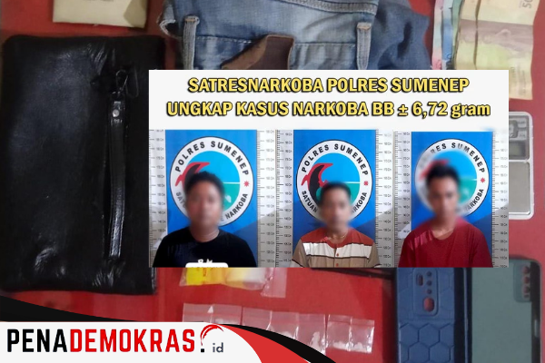 Satresnarkoba Polres Sumenep Mengungkap Kasus Narkotika