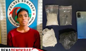 Polres Sumenep Kembali Amankan Tersangka Dan Sabu 47.39 Gram