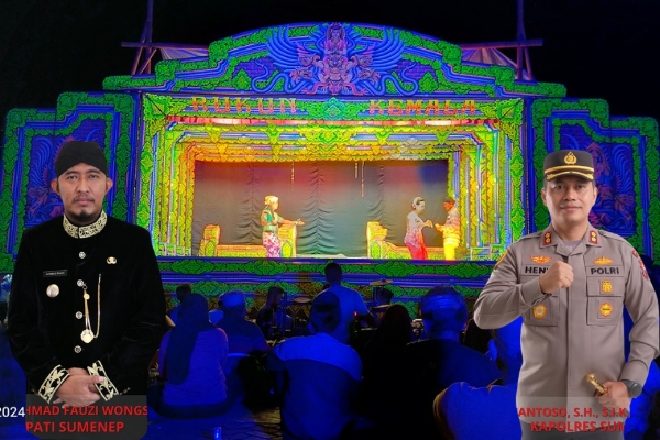 Polres Sumenep Sukses Gelar Ludruk Meriahkan HUT Bhayangkara Ke-78