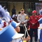 Pelepasan Lomba Drumband Dalam Rangka HUT Bhayangkara ke-78 di Sumenep