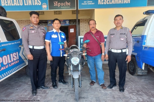 Polres Sumenep Berhasil Mengamankan Pelaku Dan Sepeda Motor Tabrak Lari