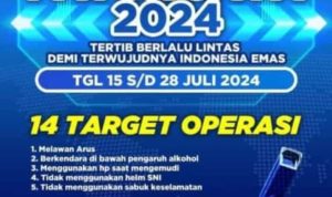 Operasi Patuh Jaya 2024 Digelar, 14 Pelanggaran Jadi Incaran