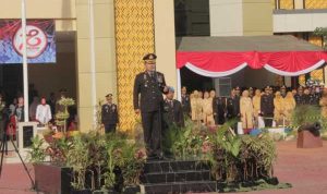 Upacara HUT Bhayangkara ke-78: Polri Presisi Membangun Negeri Menuju Indonesia Emas