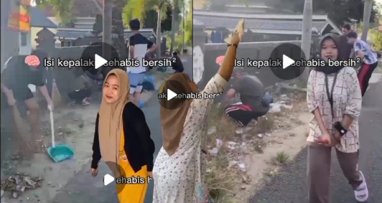 Mahasiswa KKN Unija Madura 2024 Gelar Kerja Bakti di Balai Desa Dempo Timur