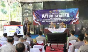 Kapolres Sumenep Pimpin Lat Pra Ops Patuh Semeru 2024