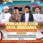 Hadiah..! Pengajian dan Doa Bersama Operasi Mantap Praja 2024 di Mapolres Sumenep 