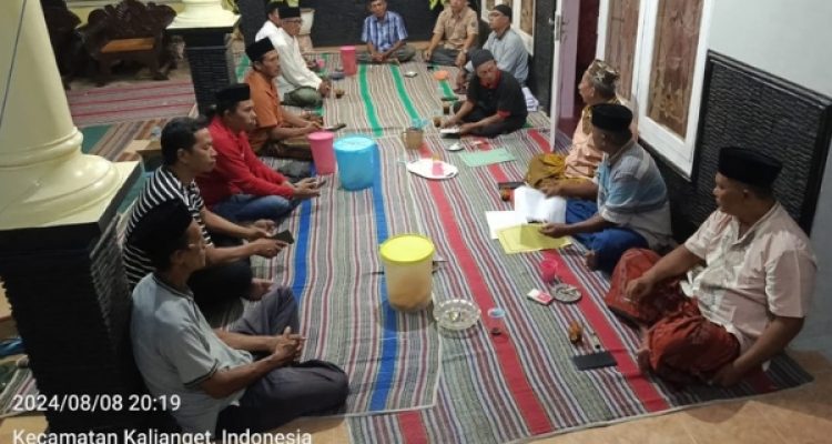 Pengurus RT 007 / RW 003 Dusun Kebun Kelapa Gelar Rapat Persiapan Lomba HUT RI Ke-79
