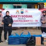 Polwan Polres Sumenep Gelar Bakti Sosial