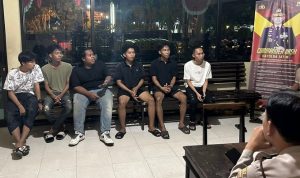 Polsek Sumenep Kota Cegah Tawuran di Jalan Diponegoro 12 Remaja Diamankan