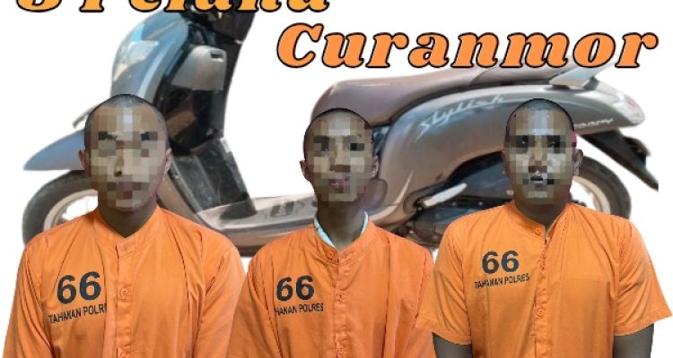 Polres Sumenep Amankan 3 Pelaku Curanmor