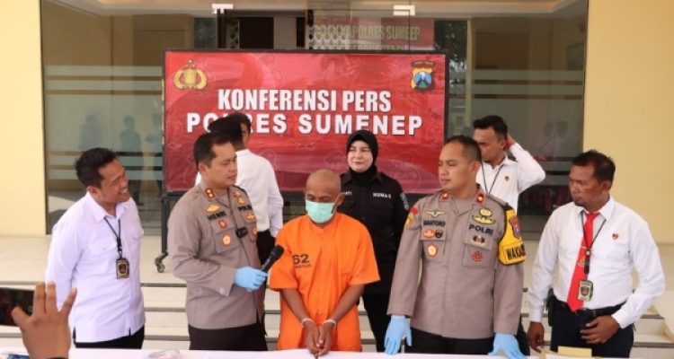 Polres Sumenep Ungkap Kasus Motif Suami Bunuh Istri Sendiri