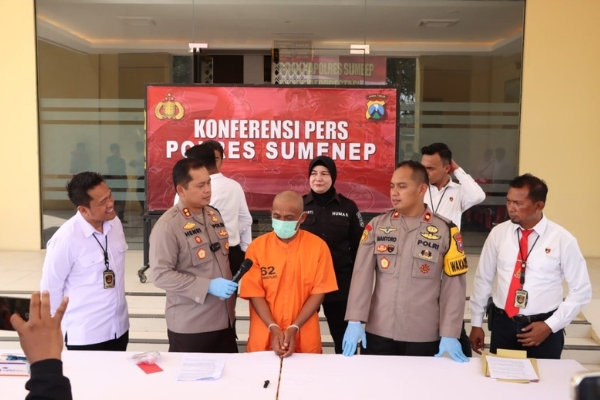 Polres Sumenep Ungkap Kasus Motif Suami Bunuh Istri Sendiri