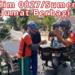 Koramil Kota Sumenep Jumat Berbagi Tumbuhkan Kepedulian Sosial
