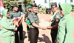 Mayor Cba Ari Pamungkas Lepas Prajurit Purna Tugas Serma Eko Warsanto