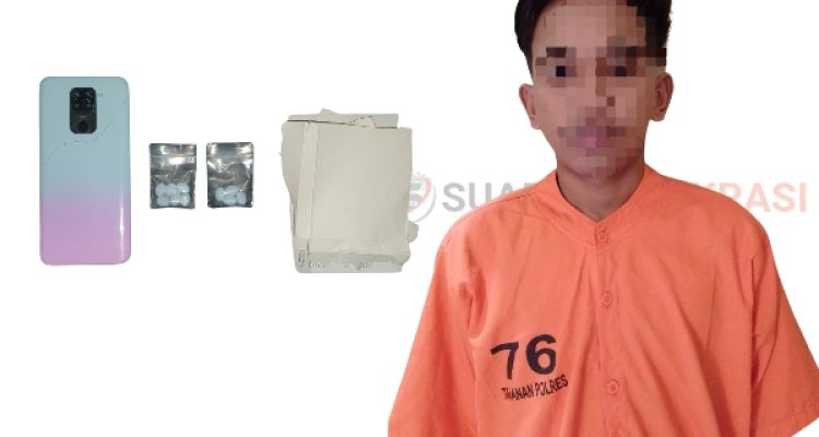 Satresnarkoba Polres Sumenep Mengamankan Pelaku Kasus Narkoba Jenis Inex