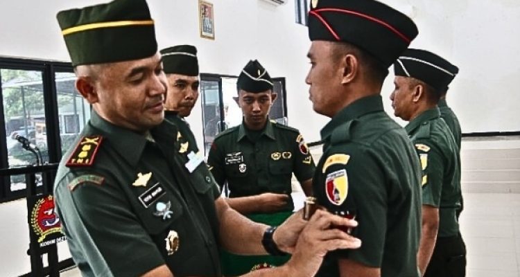 Kodim 0827/Sumenep Gelar Pelantikan Kenaikan Pangkat Prajurit Periode 1 Oktober 2024
