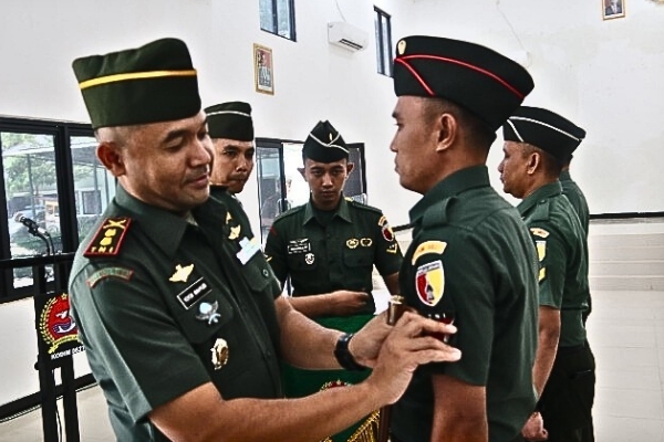 Kodim 0827/Sumenep Gelar Pelantikan Kenaikan Pangkat Prajurit Periode 1 Oktober 2024