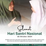 PP. Mathali'ul Anwar Putri Mengucapkan Selamat Hari Santri Nasional 2024