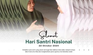 PP. Mathali'ul Anwar Putri Mengucapkan Selamat Hari Santri Nasional 2024