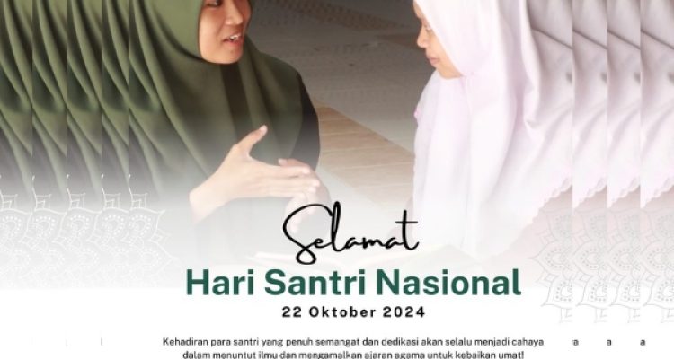 PP. Mathali'ul Anwar Putri Mengucapkan Selamat Hari Santri Nasional 2024