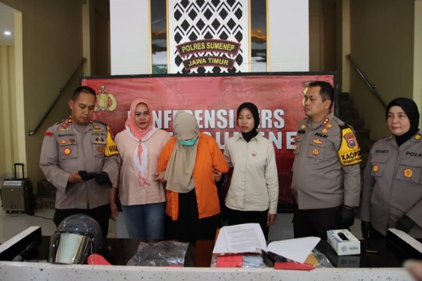 Pelaku Pembuangan Bayi Berhasil Diamankan Polres Sumenep 