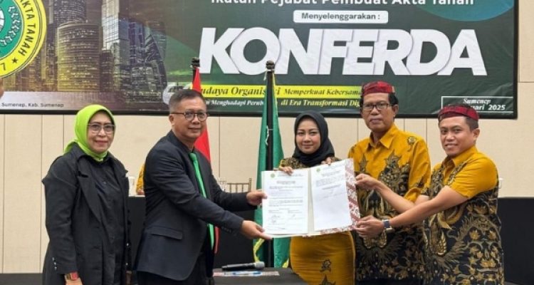 Akhmad Faizal Rizani Terpilih Sebagai Ketua IPPAT Pengda Sumenep Periode 2024-2027