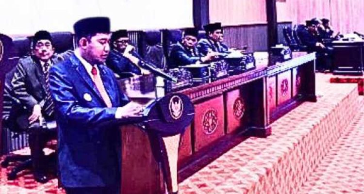 Rapat Paripurna DPRD Sumenep Penyampaian Visi Misi Bupati 2025-2030