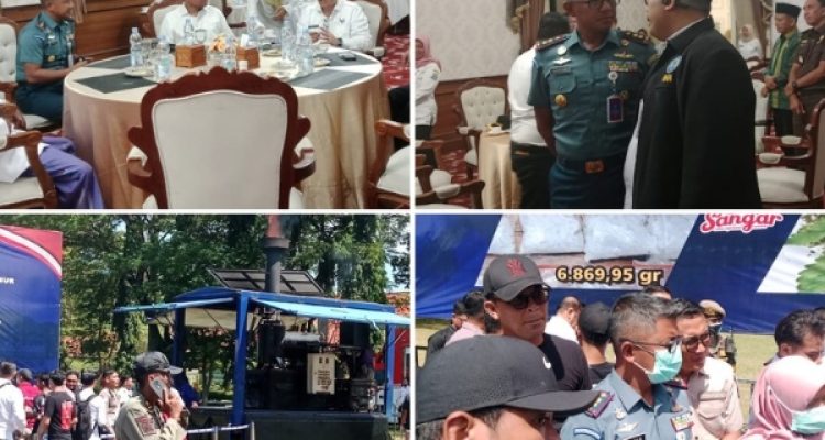 Danlanal Batuporon Hadiri Pemusnahan 17 Kg Narkoba di Pamekasan