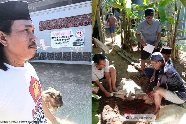 Berkurban Perintah Agama: Erfandi Kembali Sumbang Kambing di Idul Adha 2025