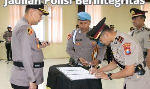 Serah Terima Jabatan, Kapolres Sumenep Ingatkan Profesionalisme Polisi