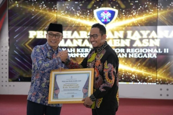 Sumenep Raih Penghargaan BKN, ASN Makin Profesional