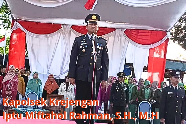 Upacara Penurunan Bendera HUT RI ke-80 di Krejengan Berlangsung Khidmat dan Tertib