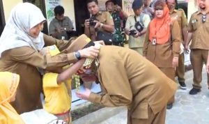 Wabup Sumenep Tinjau Imunisasi Massal Tekan Kasus Campak