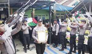 Upacara Dan Belasungkawa Kepergian Bripka Rahmat Hidayat 
