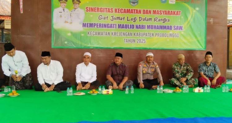 Sinergitas Kapolsek Krejengan Gelar Jumat Legi Maulid