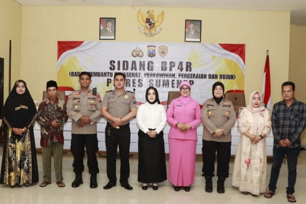 Wakapolres Sumenep Pimpin Sidang BP4R Anggota.