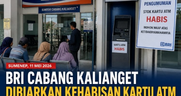 BRI Cabang Kalianget Dibiarkan Kehabisan Kartu ATM