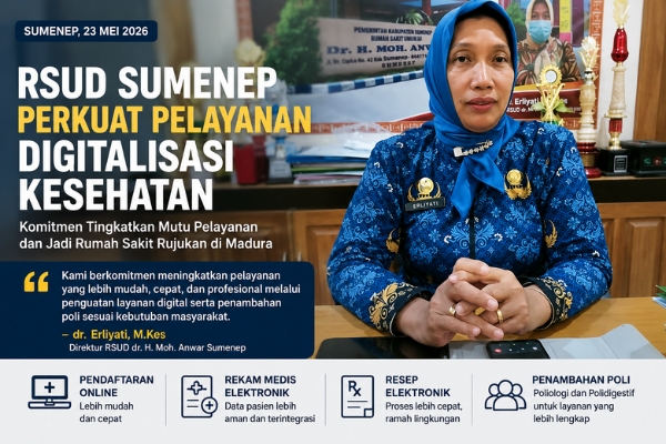 RSUD Sumenep Perkuat Pelayanan Digitalisasi Kesehatan