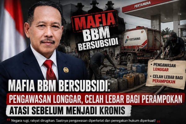 Mafia BBM Bersubsidi: Pengawasan Longgar, Celah Lebar Bagi Perampokan, Atasi Sebelum Menjadi Kronis