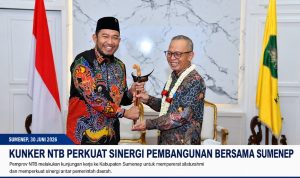 Kunker NTB Perkuat Sinergi Pembangunan Bersama Sumenep