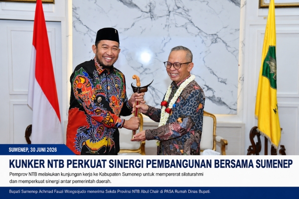 Kunker NTB Perkuat Sinergi Pembangunan Bersama Sumenep